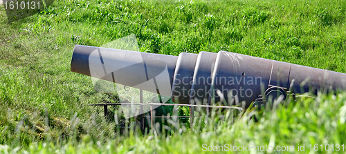 Image of Old Russian Cannon in Suomenlinna Sveaborg Helsinki Finland