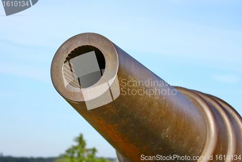 Image of Old Russian Cannon in Suomenlinna Sveaborg Helsinki Finland