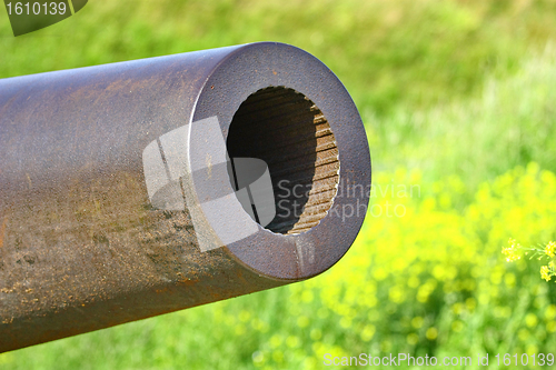 Image of Old Russian Cannon in Suomenlinna Sveaborg Helsinki Finland