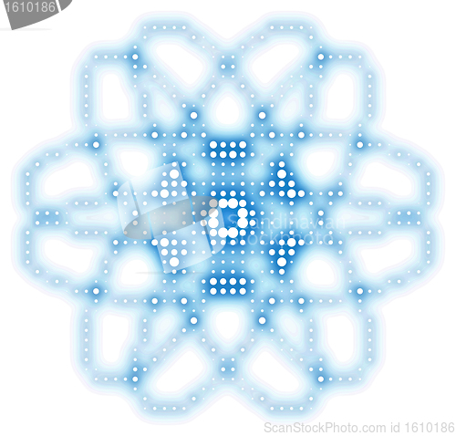 Image of abstract atom graphic