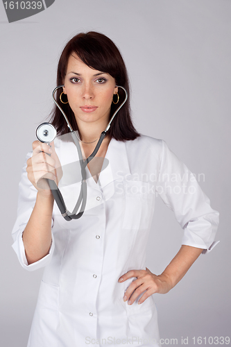 Image of Young Confident Female Doctor