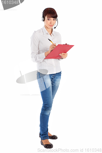 Image of Female Customer Service Representative