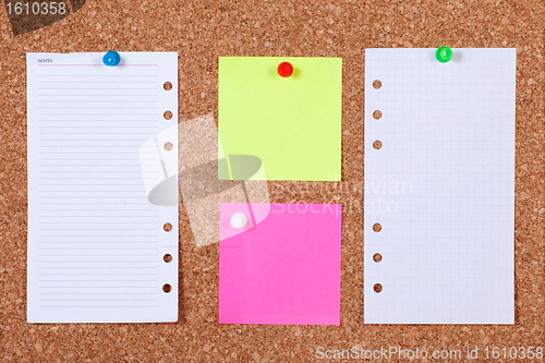 Image of Notes on Corkboard