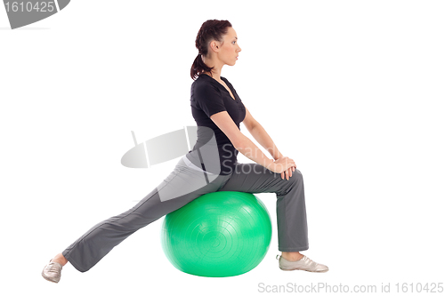Image of Gym Ball Stretching Exercise
