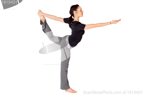 Image of Woman Practicing Yoga Asana