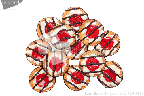 Image of Pile of Delicious Biscuit Cookies