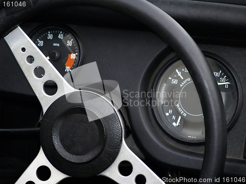 Image of Sportscar cockpit