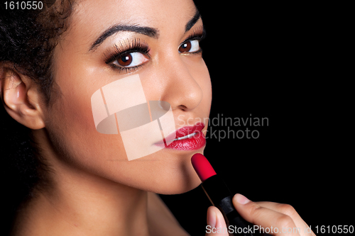 Image of Red Lipstick Beauty