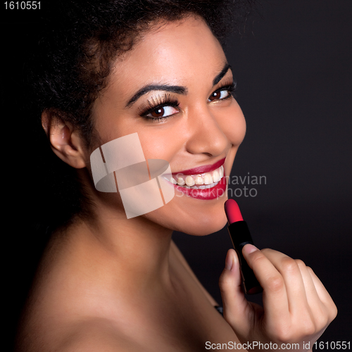 Image of Young Woman Natural Beauty