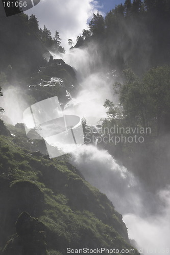 Image of L&#229;tefoss waterfall in Norway