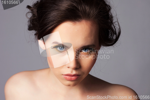 Image of Young Woman Natural Beauty