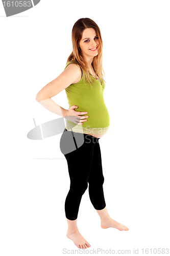 Image of Smiling Pregnant Woman