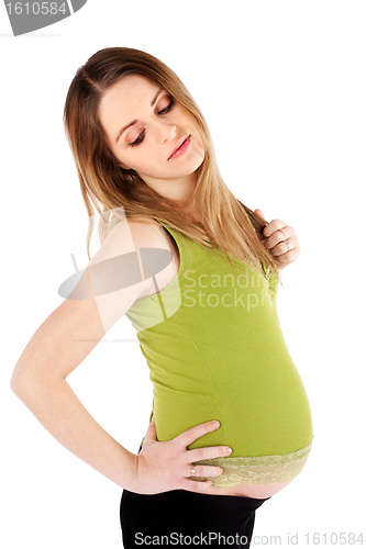 Image of Young Pregnant Woman