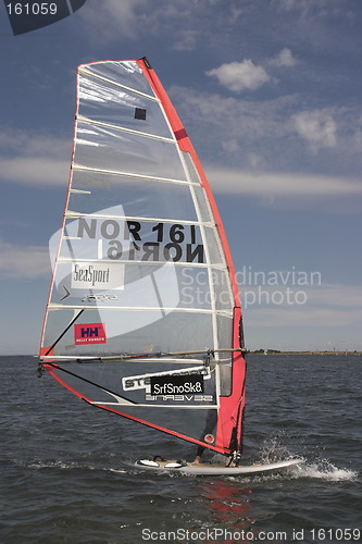 Image of A norwegian windsurfer