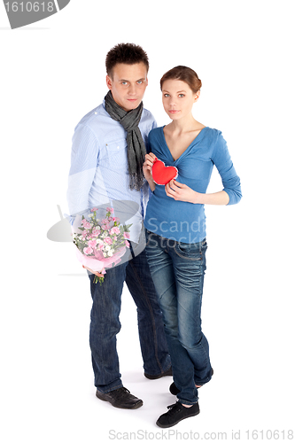 Image of Young Couple in Love