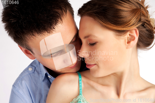 Image of Tender Love Couple Portrait