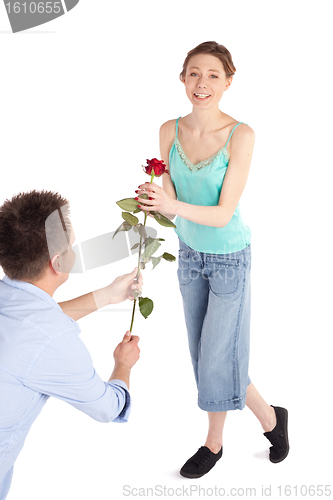 Image of Romantic Couple on Valentine's Day