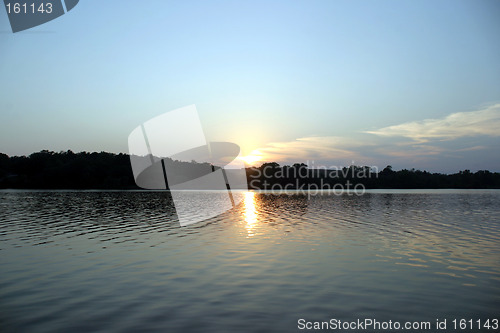 Image of Sunset on the Lake - symmetry