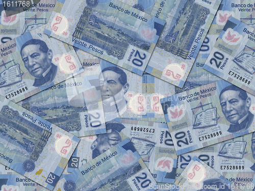 Image of 20 Mexican Pesos Background