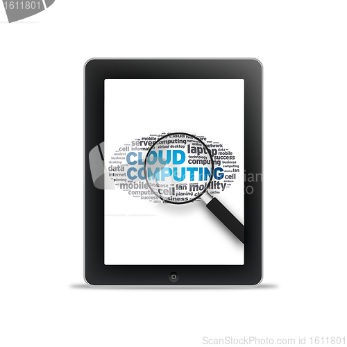 Image of Tablet PC - Cloud Computing