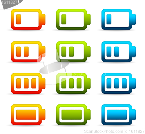 Image of Colorful Batteries