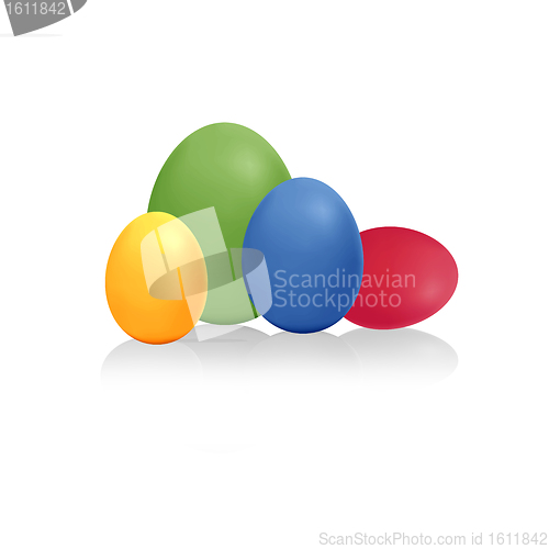 Image of Colorful Easter Eggs