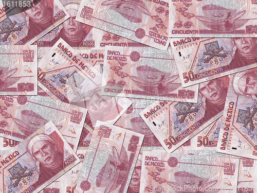 Image of 50 Mexcian Pesos Background