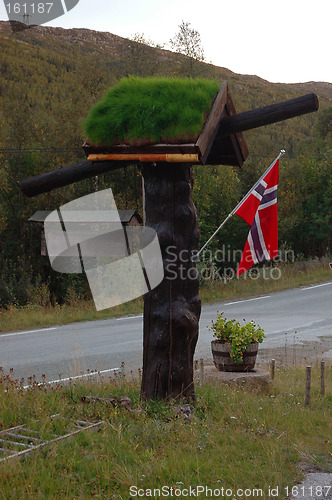 Image of Norwegian old sign