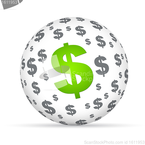 Image of Dollar Sign Sphere