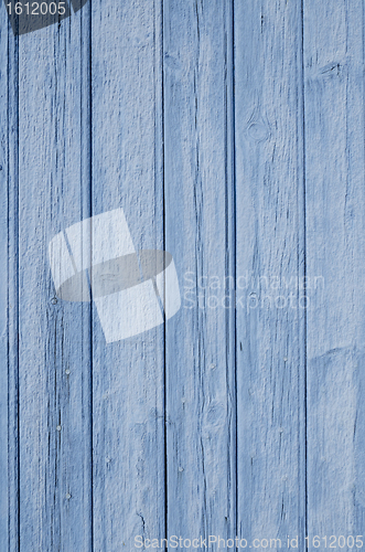Image of blue wooden wall