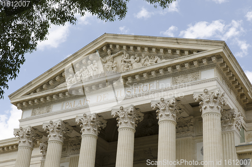 Image of ancient courthouse