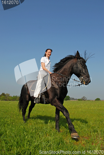 Image of riding girl