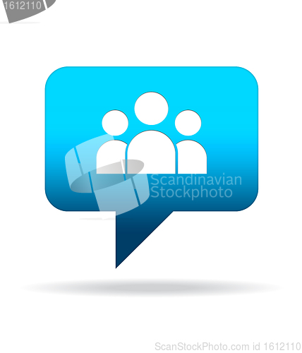 Image of People Speech Bubble