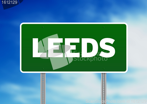 Image of Green Road Sign -  Leeds, England