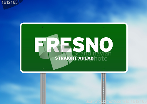 Image of Fresno, California Highway Sign