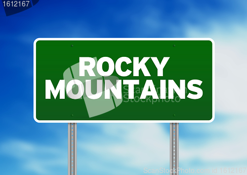 Image of Rocky Mountains Highway Sign