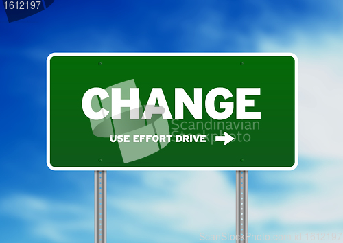 Image of Change Highway  Sign