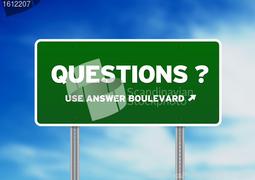 Image of Questions Road Sign