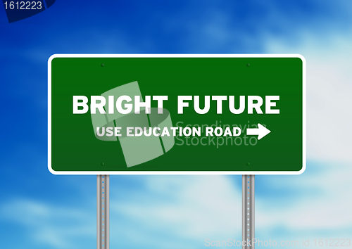 Image of Bright Future Highway Sign