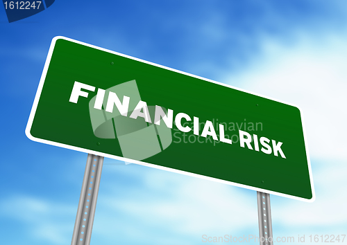 Image of Financial Risk Highway Sign