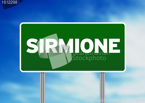 Image of Road Sign - Sirmione, Italy