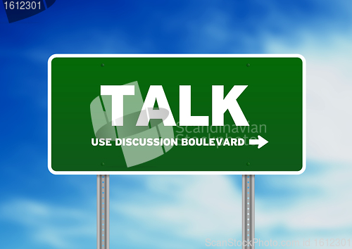 Image of Talk Highway Sign