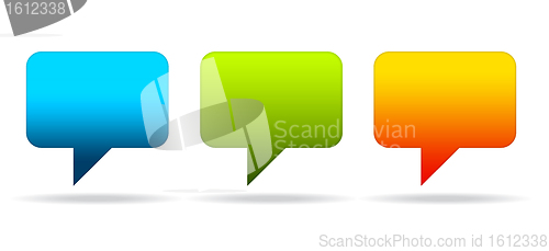 Image of Colorful Speech Bubbles
