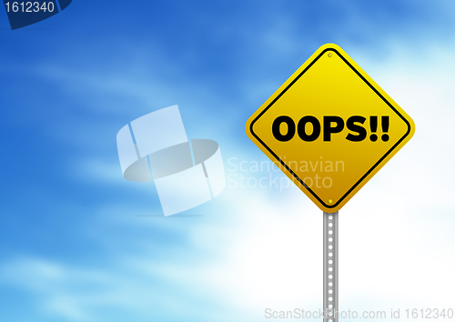 Image of Oops !! Road Sign