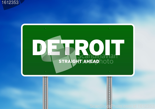 Image of Detroit Highway Sign