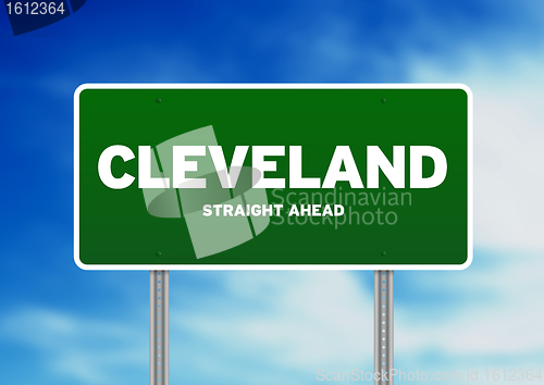 Image of Cleveland, Ohio Highway Sign