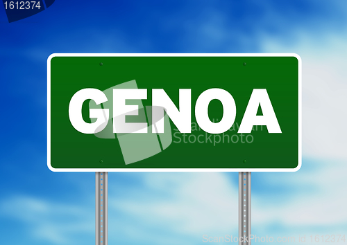 Image of Road Sign - Genoa, Italy