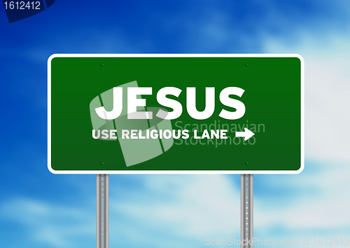 Image of Jesus Highway Sign