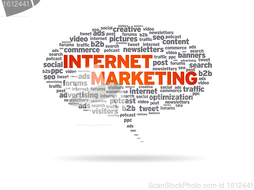 Image of Speech Bubble - Internet Marketing