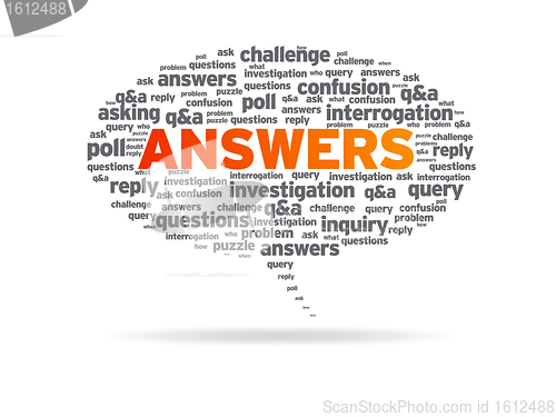 Image of Speech Bubble - Answers